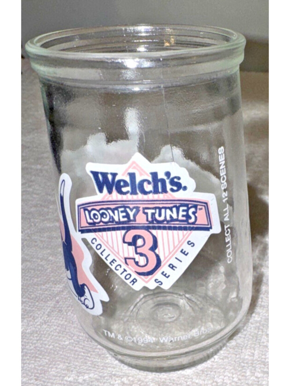 Vintage Collectible Looney Tunes Special Edition Welch's Jelly Glass Series 3